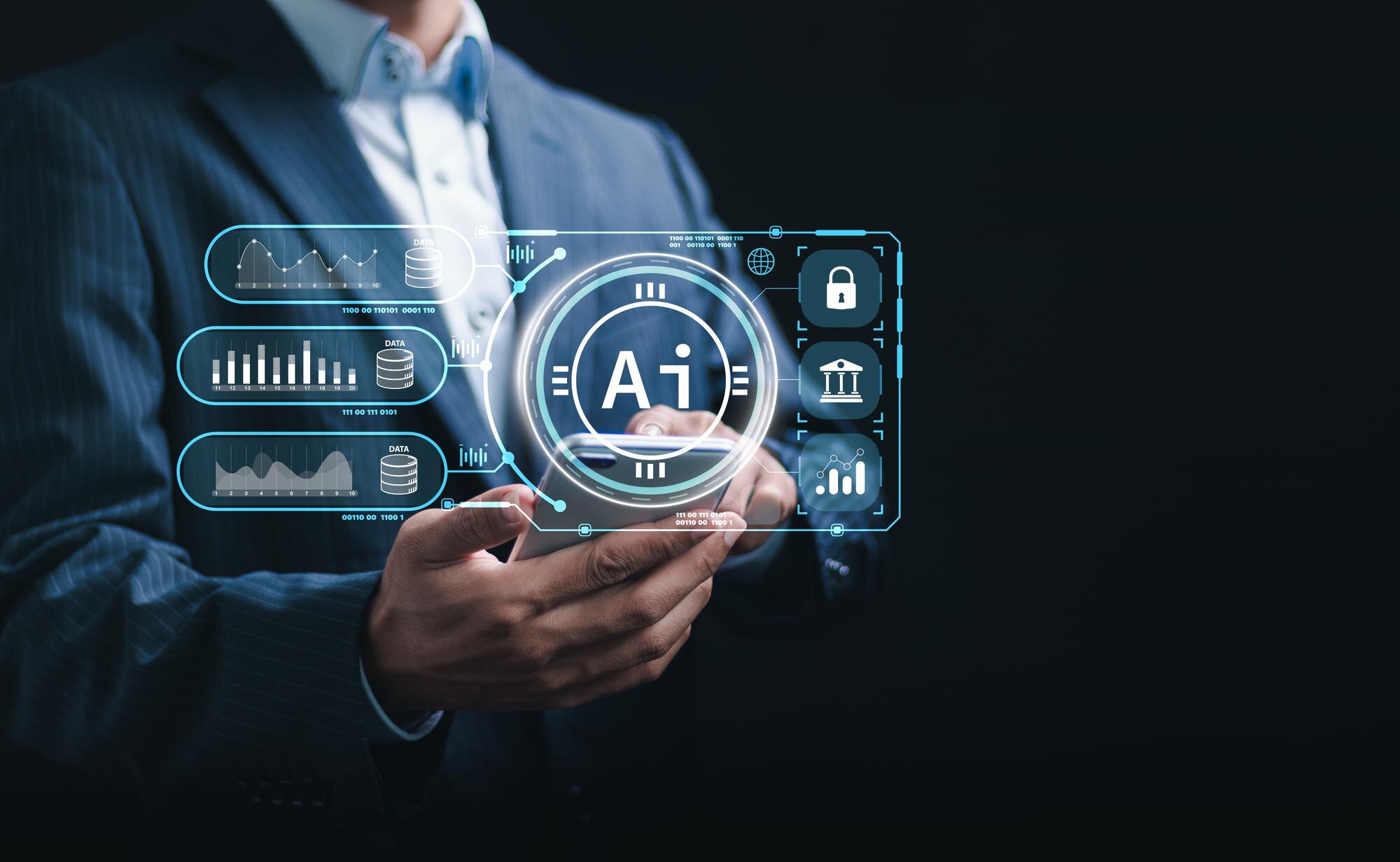 AI-powered financial calendar interface